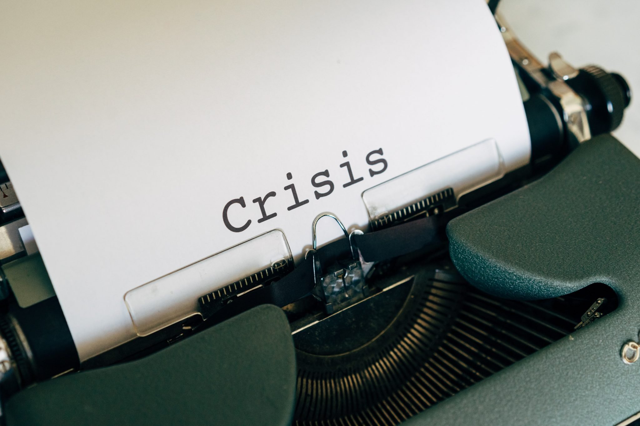 Kriza na pisalnem stroju